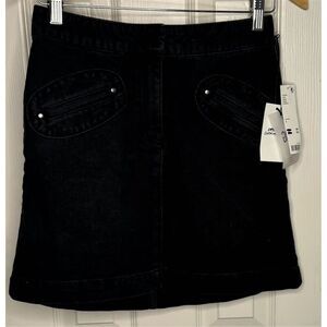 BDG Urban Outfitters Women's Black Denim Mini Skirt Size S Petites
